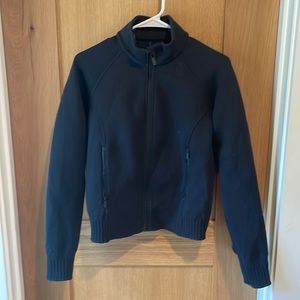 Lululemon cotton cropped bomber jacket
